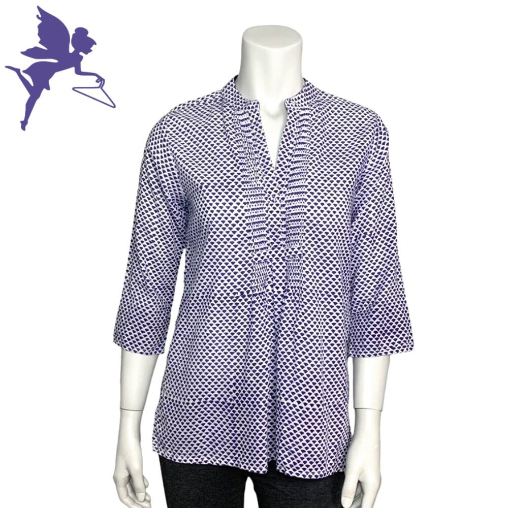 Roberta Roller Rabbit Block Print Top - image 1